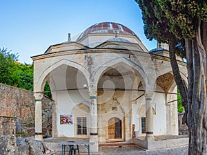 Sisman Pasha Ibrahim mosque in Pocitelj, Bosnia and Herzegovina