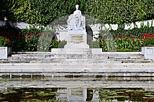 Sissi statue in the Volksgarten in Vienna