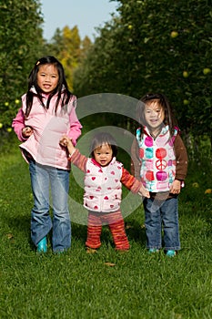 Sisters Apple Picking