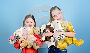 Sisters best friends play. Sweet childhood. Childhood concept. Softness and tenderness. Laundry softener. Love and