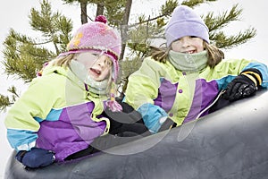 Sisters in the Snow