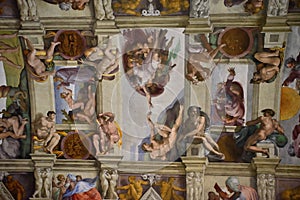Sistina ceiling in vaticano, rome