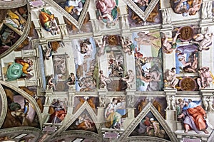 Sistine Chapel ceiling, Vatican, Rome