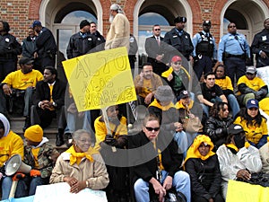 Sit Down Protest