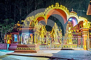 The Sita Temple in evening lights