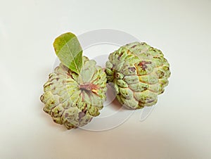 Sitaphal sugar apple annona squamosa, fruit food sharifa custard apple, pomme a sucre, manzana azucar, pinha, image picture photo. photo