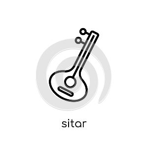 Sitar icon from collection.