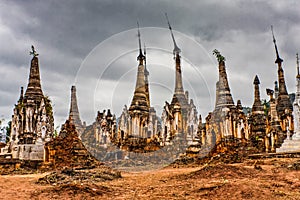 The Shwe Inn Dein Pagoda, Shan State, Myanmar