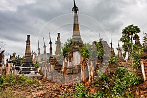 The Shwe Inn Dein Pagoda, Shan State, Myanmar