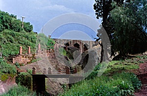 Monolith churches Lalibela, Amhara, Ethiopia photo