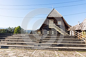 The site of the festival Kustendorf in Drvengrad, Serbia