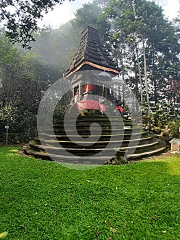 The site of the Great Temple of Gumuk Kancil, one of the religious destinations and the diversity of the archipelago, East Java