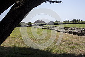 The site of Locmariaquer 4000 BC | The corridor tomb of Er Grah
