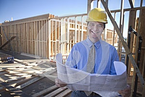 Site Manager With Building Plans