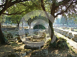 Site of Olympia in Greece