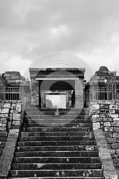 The site of Ratu Boko or King Baka Palace (Javanese: Keraton Ratu BÃ¥kÃ¥) 18 km east of Yogyakarta City.