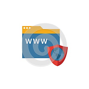 Site Security icon. Simple element from icons collection. Creative Site Security icon ui, ux, apps, software and infographics