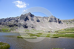 Site of the tray and the lakes of Lignin, france