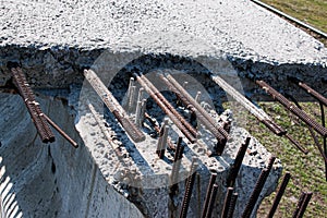 Site of under construction viaduct