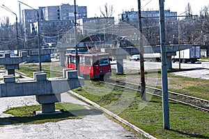 Site of under construction viaduct