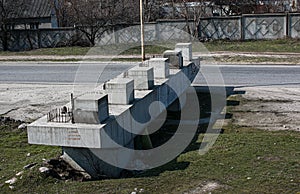 Site of under construction viaduct