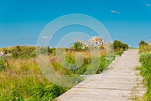 Site of Xanadu in Zhenglan Banner, Xilin Gol, Inner Mongolia, China. It was the summer capital of the Yuan dynasty.