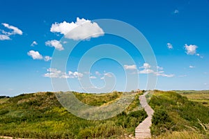 Site of Xanadu in Zhenglan Banner, Xilin Gol, Inner Mongolia, China. It was the summer capital of the Yuan dynasty.