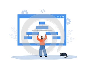 Sitemap creation. Website optimization. Web development and web page structure. Build XML map with lists the URLs. UX
