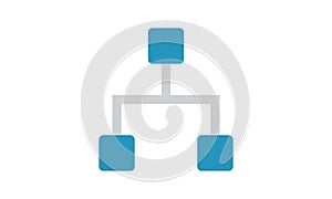 Sitemap icon. Element of programming collection for mobile concept and web apps icon.