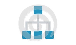 Sitemap icon. Element of programming collection for mobile concept and web apps icon.