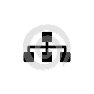 Sitemap icon. Signs and symbols can be used for web, logo, mobile app, UI, UX