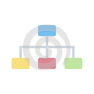 Sitemap icon vector image. Suitable for mobile apps, web apps and print media.