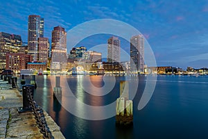 The sites of Boston, Massachusetts