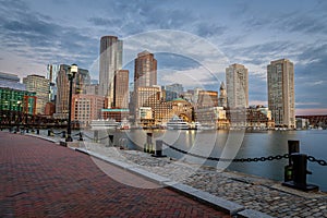 The sites of Boston, Massachusetts
