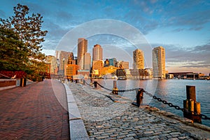 The sites of Boston, Massachusetts