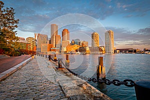 The sites of Boston, Massachusetts