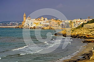 Sitges near Barcelona, Costa Dorada in Spain