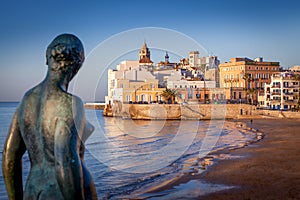 Sitges old town beachfront