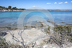 Sithonia coastline near Karydi Beach, Chalkidiki, Greece