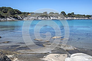 Sithonia coastline near Karydi Beach, Chalkidiki, Greece