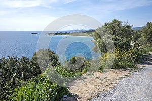 Sithonia coastline near Kastri Beach, Chalkidiki, Greece