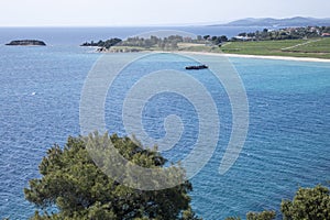 Sithonia coastline near Kastri Beach, Chalkidiki, Greece