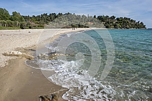 Sithonia coastline near Koviou Beach, Chalkidiki, Greece