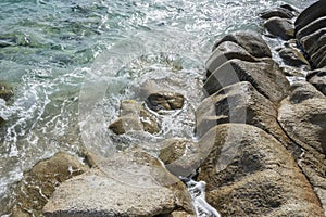 Sithonia coastline near Koviou Beach, Chalkidiki, Greece