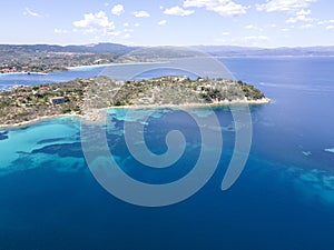 Sithonia coastline near Lagonisi Beach, Chalkidiki, Greece