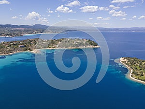 Sithonia coastline near Lagonisi Beach, Chalkidiki, Greece