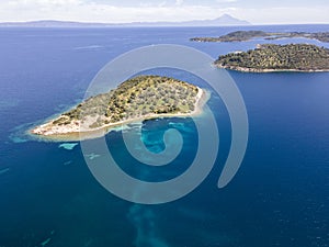 Sithonia coastline near Lagonisi Beach, Chalkidiki, Greece