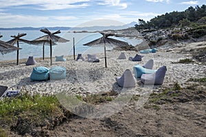 Sithonia coastline near Orange Beach, Chalkidiki, Greece