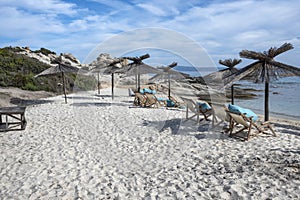 Sithonia coastline near Orange Beach, Chalkidiki, Greece