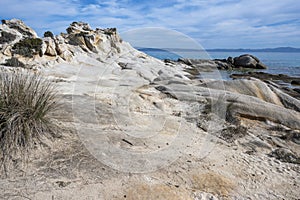 Sithonia coastline near Orange Beach, Chalkidiki, Greece